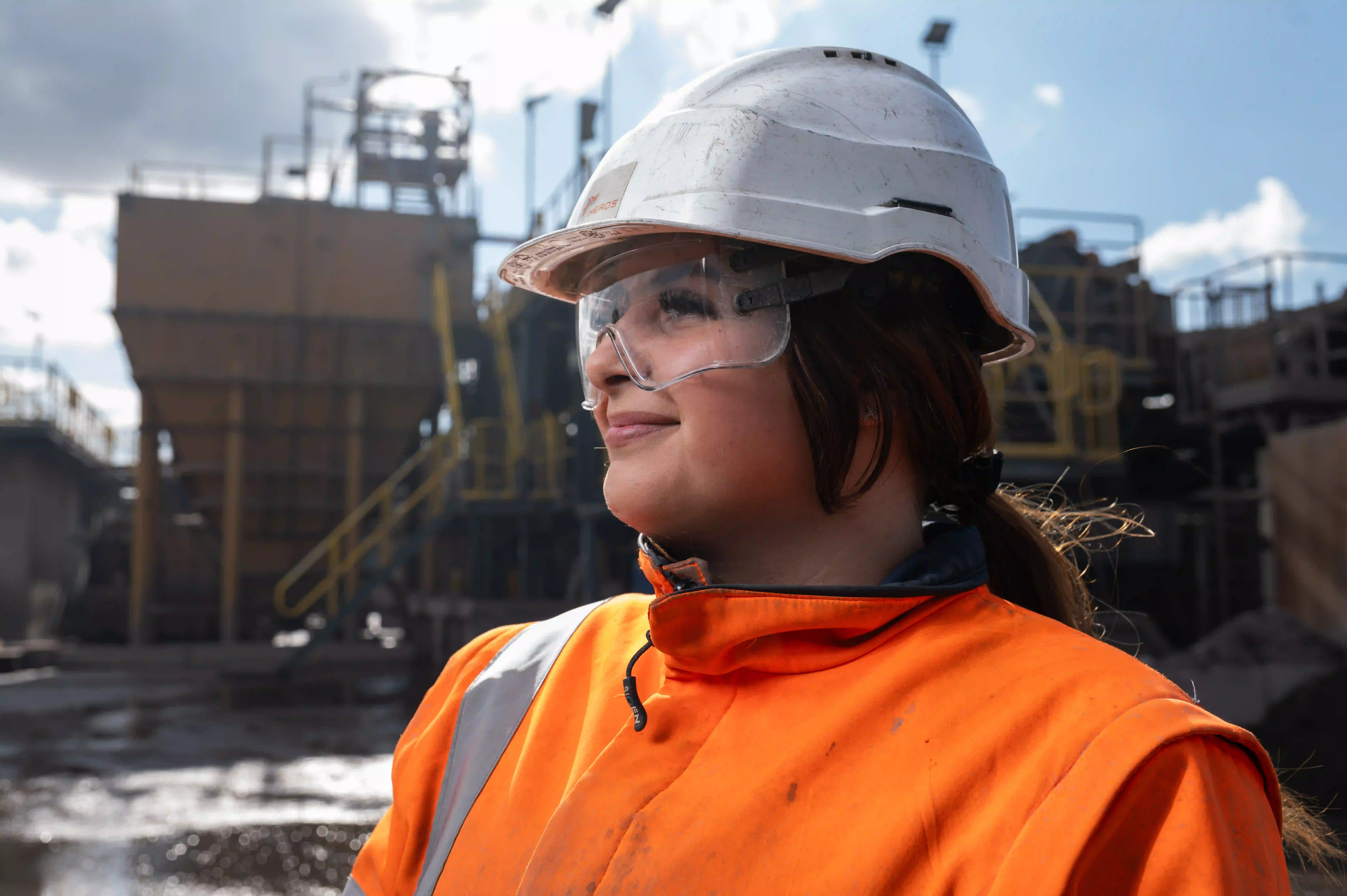 Process operator Sylvana at Heros Sluiskil