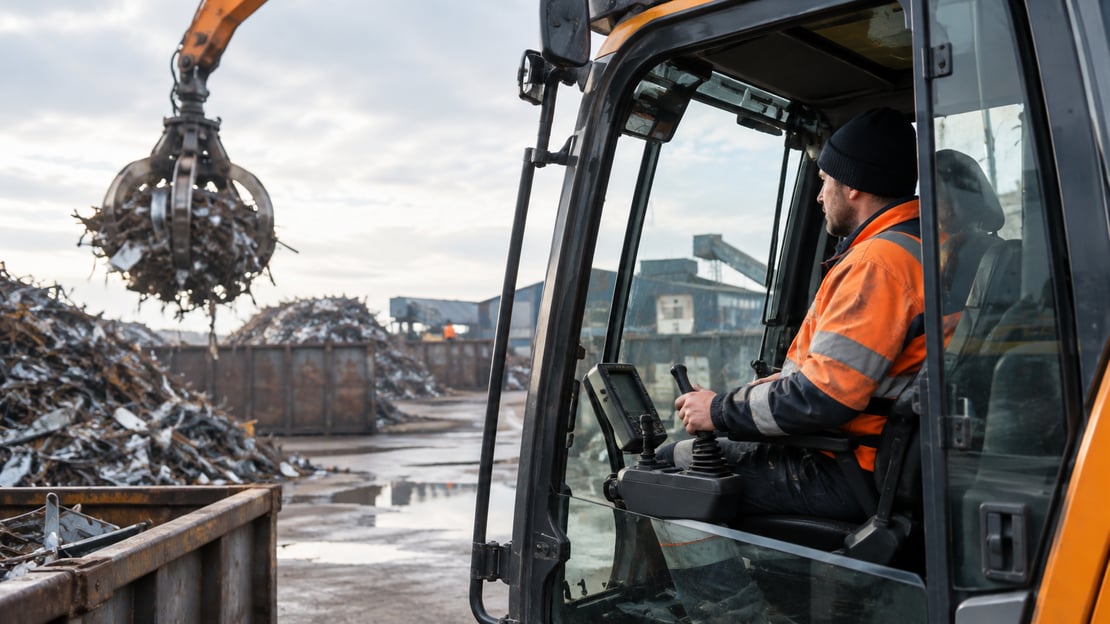 Afbeelding bij vacature Kraanmachinist Metaalrecycling