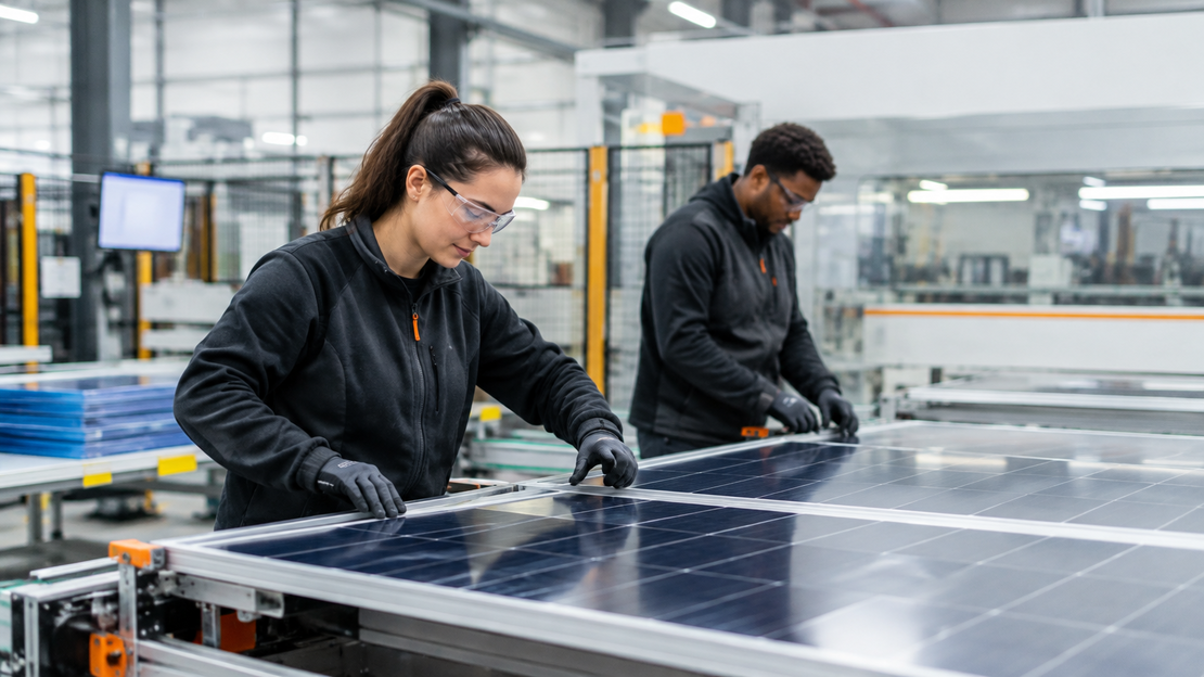 Afbeelding bij vacature Production Worker - Solar Panel Production