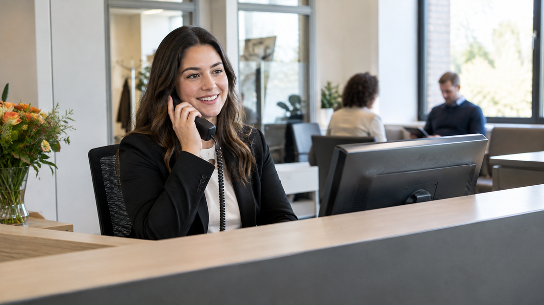 Afbeelding bij vacature Telefoniste/ Receptioniste